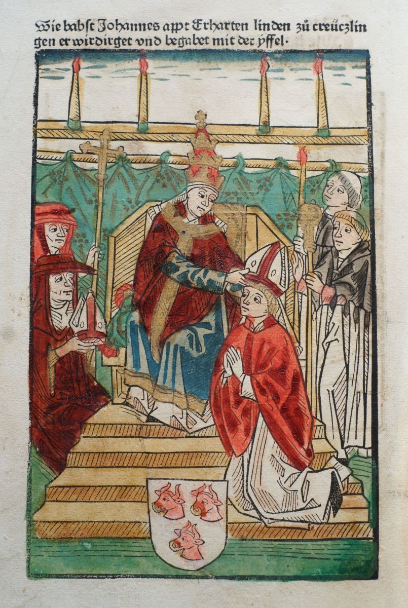  Infulierung von Erhard von Lind