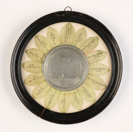 Medaille: Hungermedaille auf die grosse Teuerung von 1816/17, mit der Darstellung der Stadt Frauenfeld