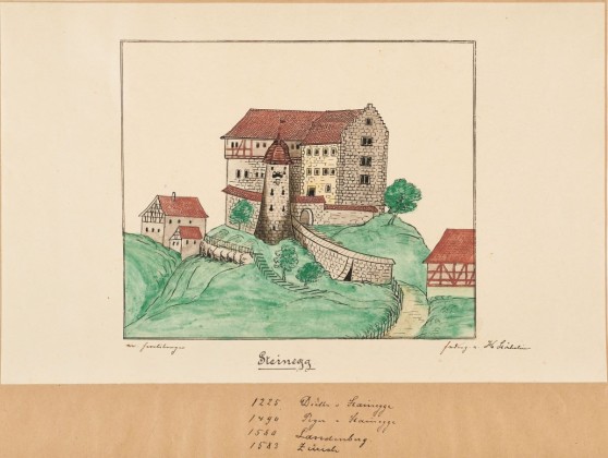 Grafik: Schloss Steinegg