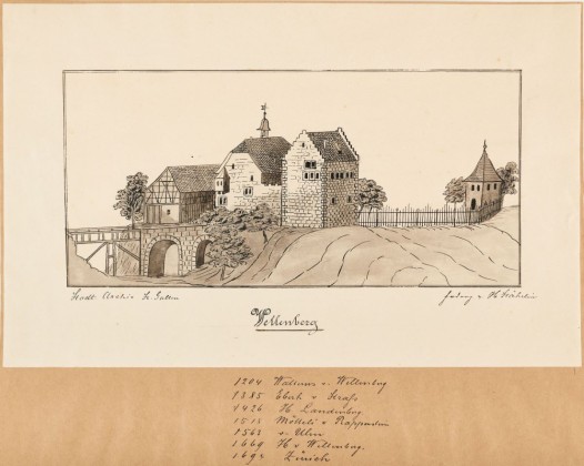 Grafik: Schloss Wellenberg