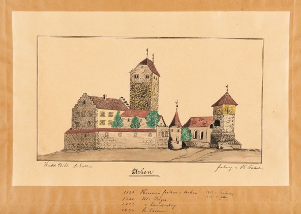 Grafik: Schloss Arbon