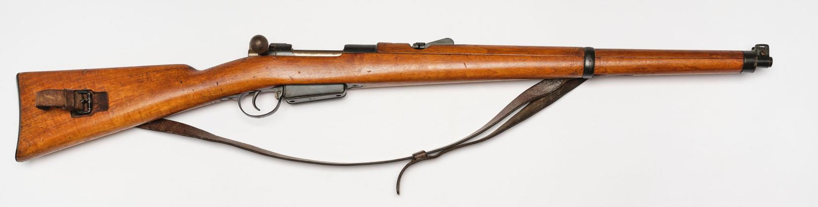 Repetierkarabiner der Schweizer Kavallerie, Gewehr mit Gradzugverschluss nach dem System Mannlicher, Modell 1893, aus der Sammlung des Thurgauer Kantonalschützenverbands