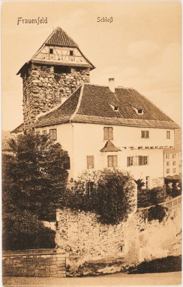 Postkarte mit Ansicht von Schloss Frauenfeld