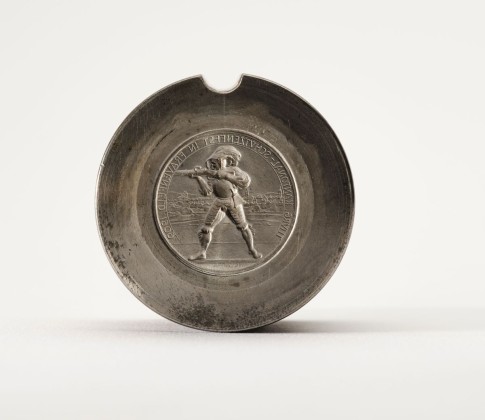 Vorderseiteprägestempel (Matrize) für die Ereignismedaille «Schützenmedaille» zum Kantonalen Thurgauer Schützenfest in Frauenfeld