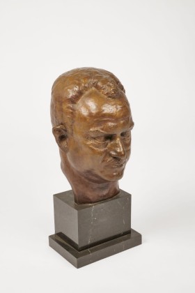 Plastik: Kopfbüste von Adolf Zolliker (1904–1974), Direktor der psychiatrischen Klinik in Münsterlingen