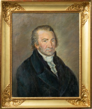 Gemälde: Brustporträt von Johann Joachim Brunnschweiler-Brüschweiler (1759–1830), Besitzer der Türkischrotfärberei in Hauptwil