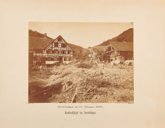 Fotografie: Erdrutsch in Stettfurt