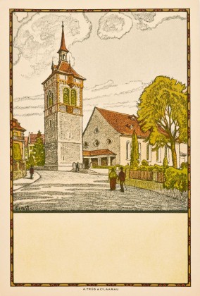 Grafik: Katholische Kirche St. Martin in Arbon