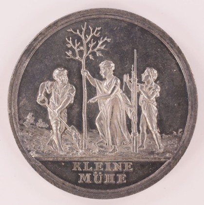 Medaille: Schulprämie für Jünglinge des Königreichs Preussen, zur Zeit von König Friedrich Wilhelm III. (1797–1840), aus dem Nachlass von Karl Asmund Kappeler (1844–1924), Kaufmann in Kolumbien