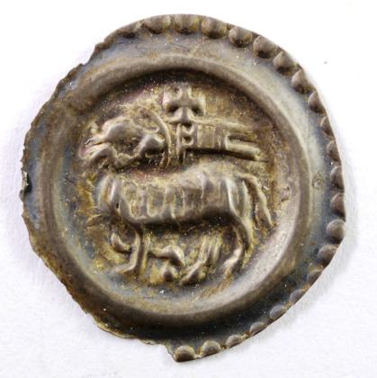 Münze:1-Pfennig-Stück der Abtei St. Gallen, geprägt in St. Gallen