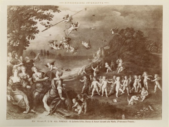 Fotografie: Gemälde «Allegorie des Genies» von Frans Francken dem Jüngeren (1581–1642), aus der Fotografie-Sammlung der Familie Bachmann, Besitzerin von Schloss Frauenfeld