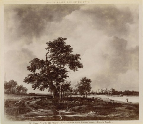 Fotografie: Gemälde «Land nach einem Sturm» von Jacob van Ruisdael (1628/29–1682), aus der Fotografie-Sammlung der Familie Bachmann, Besitzerin von Schloss Frauenfeld