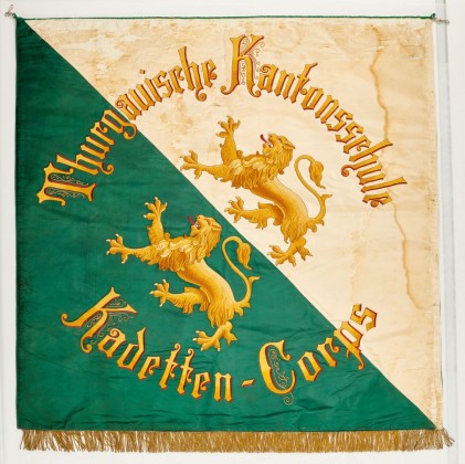 Fahne: Fahnentuch der Kadetten der Kantonsschule Frauenfeld