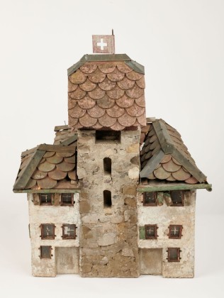Gemauertes Modell von Schloss Frauenfeld