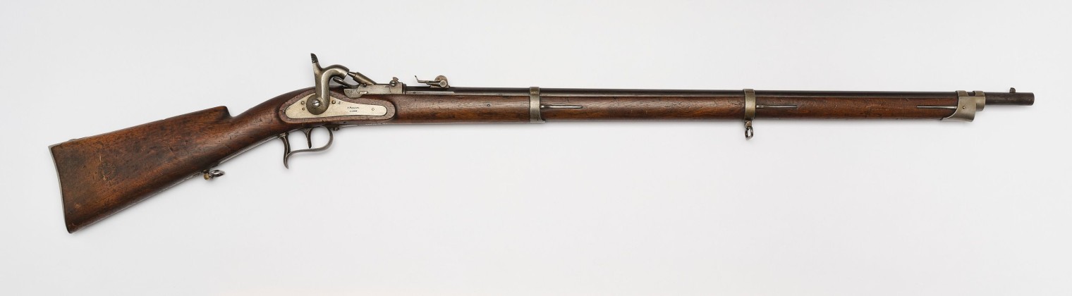 Gewehr der Jägerkompanie Modell 1856, abgeändert zu Hinterlader mit Kippklappverschluss nach dem System Milbank-Amsler 1867