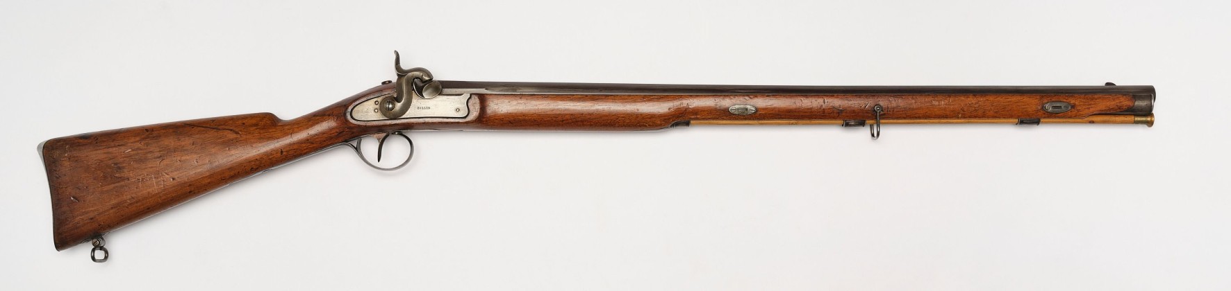 Karabiner der Thurgauer Landjäger (frühe Kantonspolizei), Vorderlader mit Perkussionsschloss